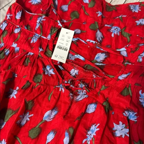 J. Crew Red Floral Maxi Dress - Picture 7 of 7